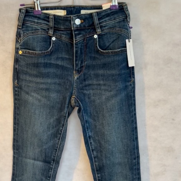 ANTHROPOLOGIE PILCRO IRIS High Rise Skinny JEANS size 27 - Picture 11 of 13